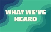 What We've Heard logo