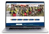 Image of Norfolk.gov/FireRescue on laptop
