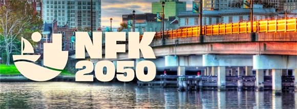 banner image with Hague Bridge and NFK logo