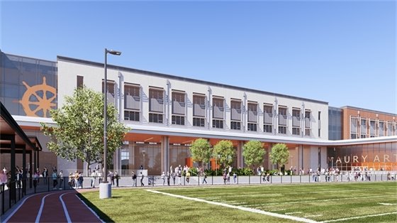 Maury High School Rendering image