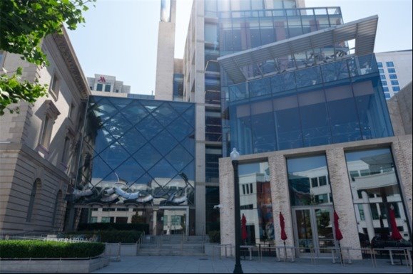 Slover Library entrance