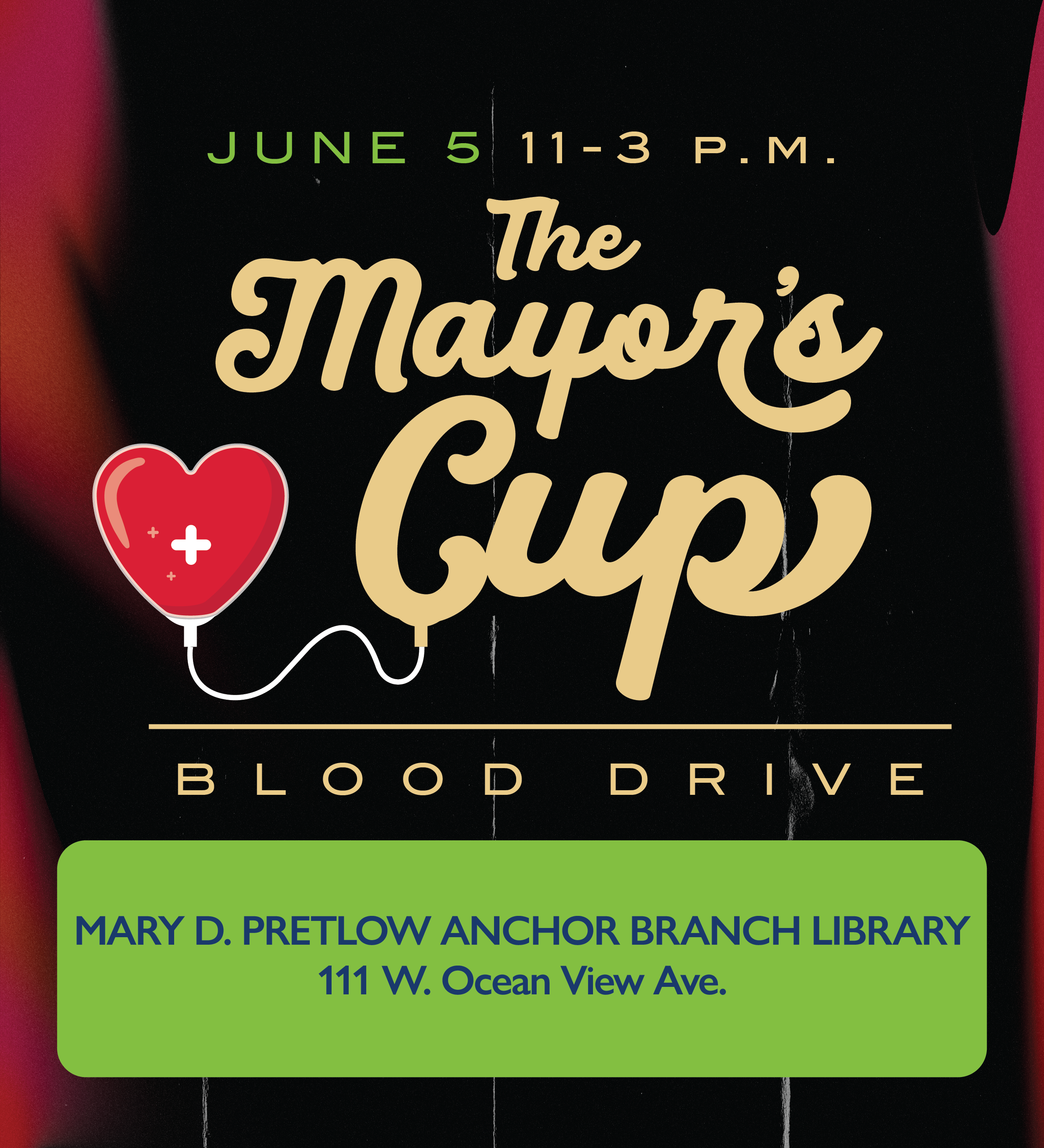 Mayor's Cup Blood Drive graphic image link