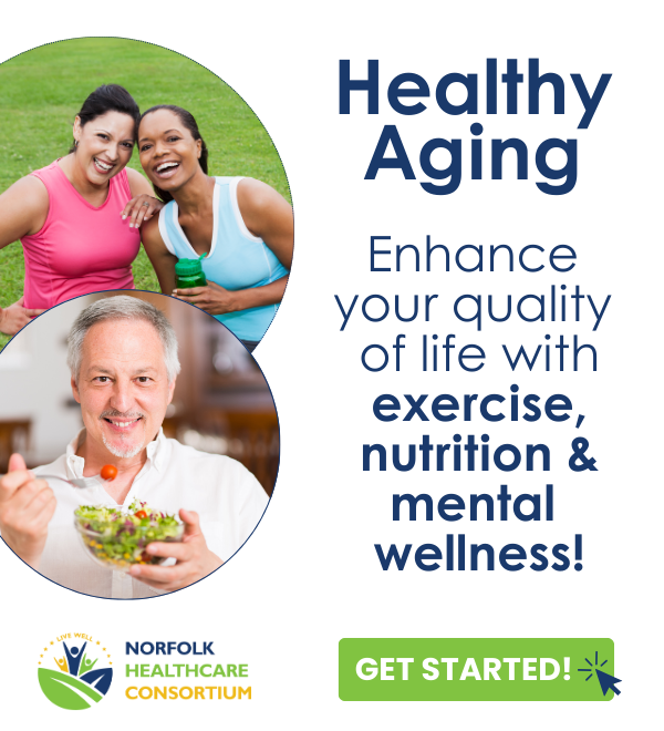 Healthy Aging graphic image link