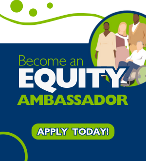 Equity Ambassador graphic image link 