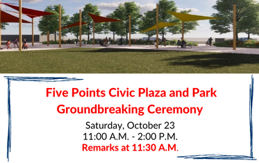 Five Points Civic Plaza and Groundbreaking Image Link