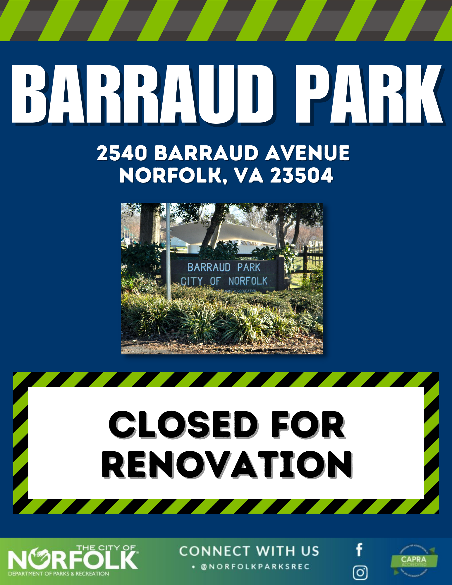 Barraud Park Closing