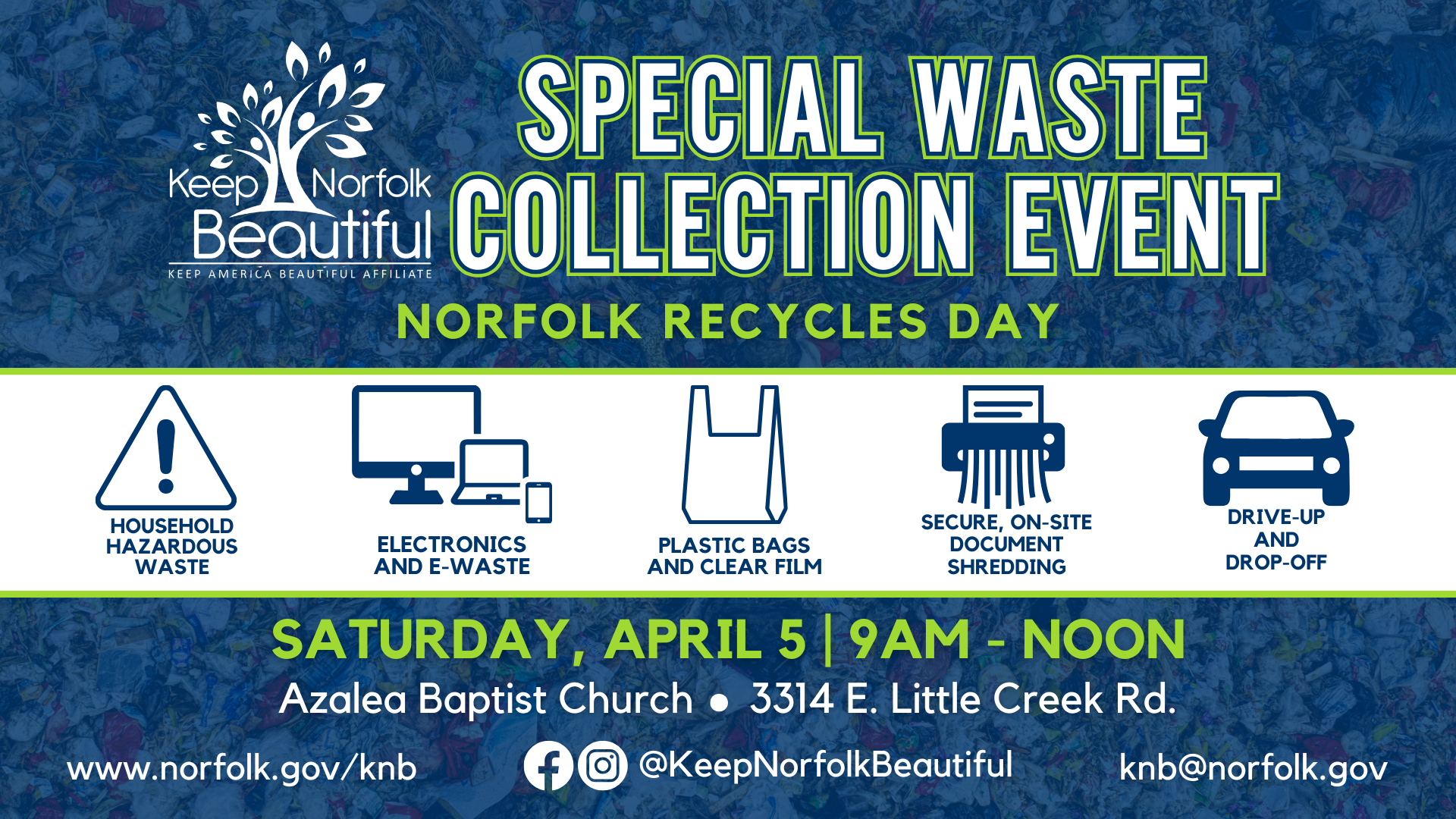 norfolk recycles day special waste collection event 