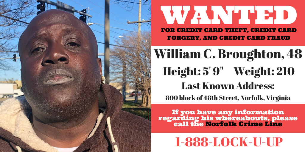 Wanted Poster - William C. Broughton