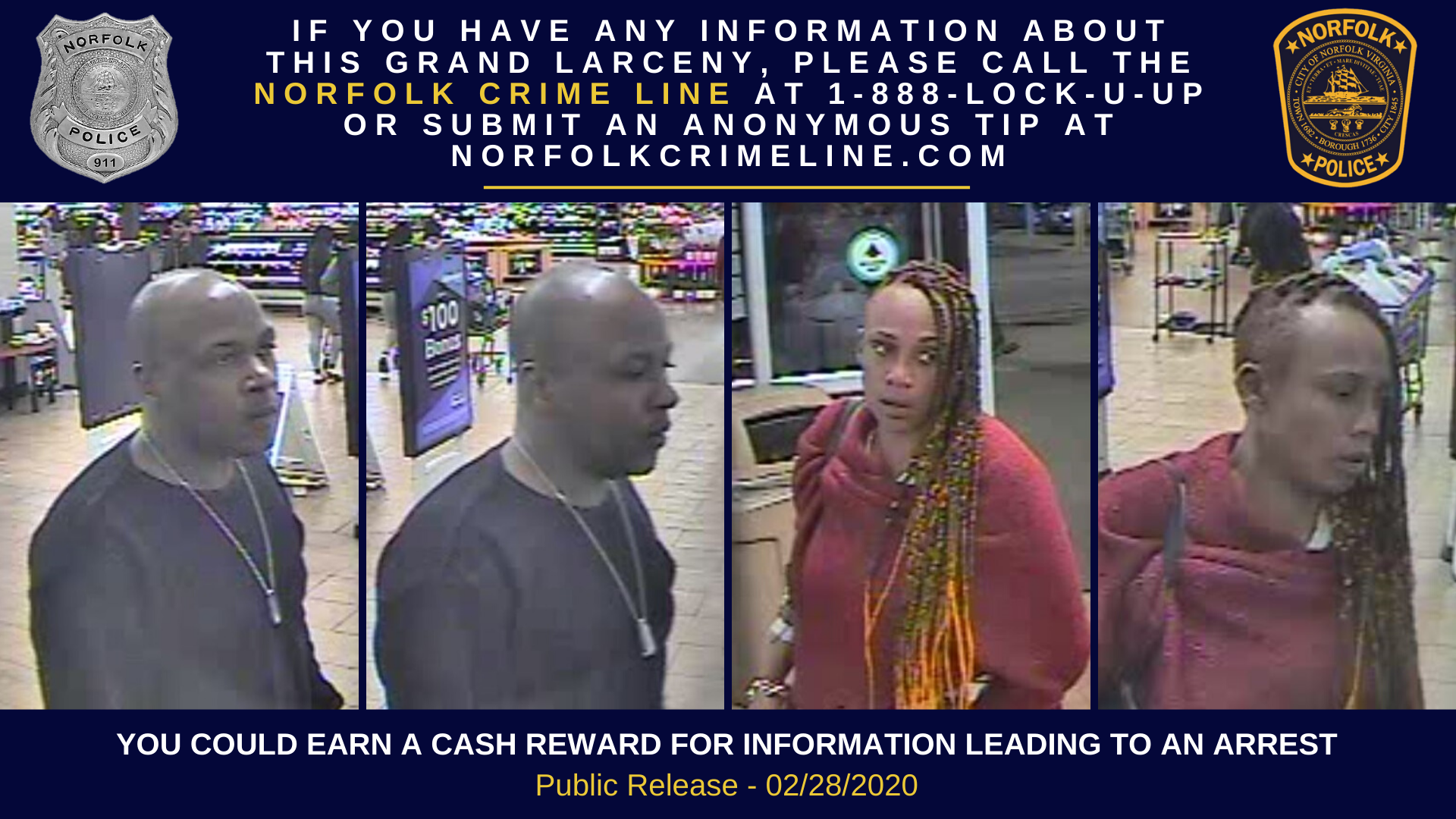 Verizon Wireless Larceny Suspect