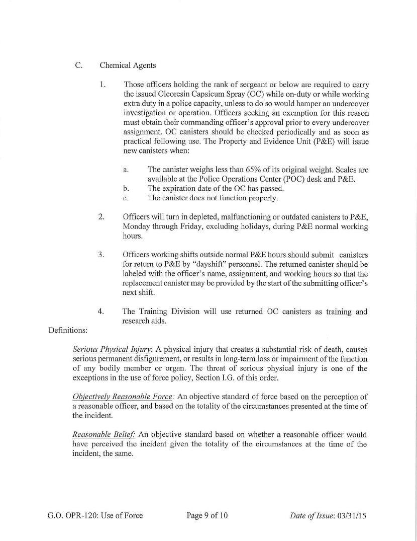 Norfolk Police Use of Force Policy - 9