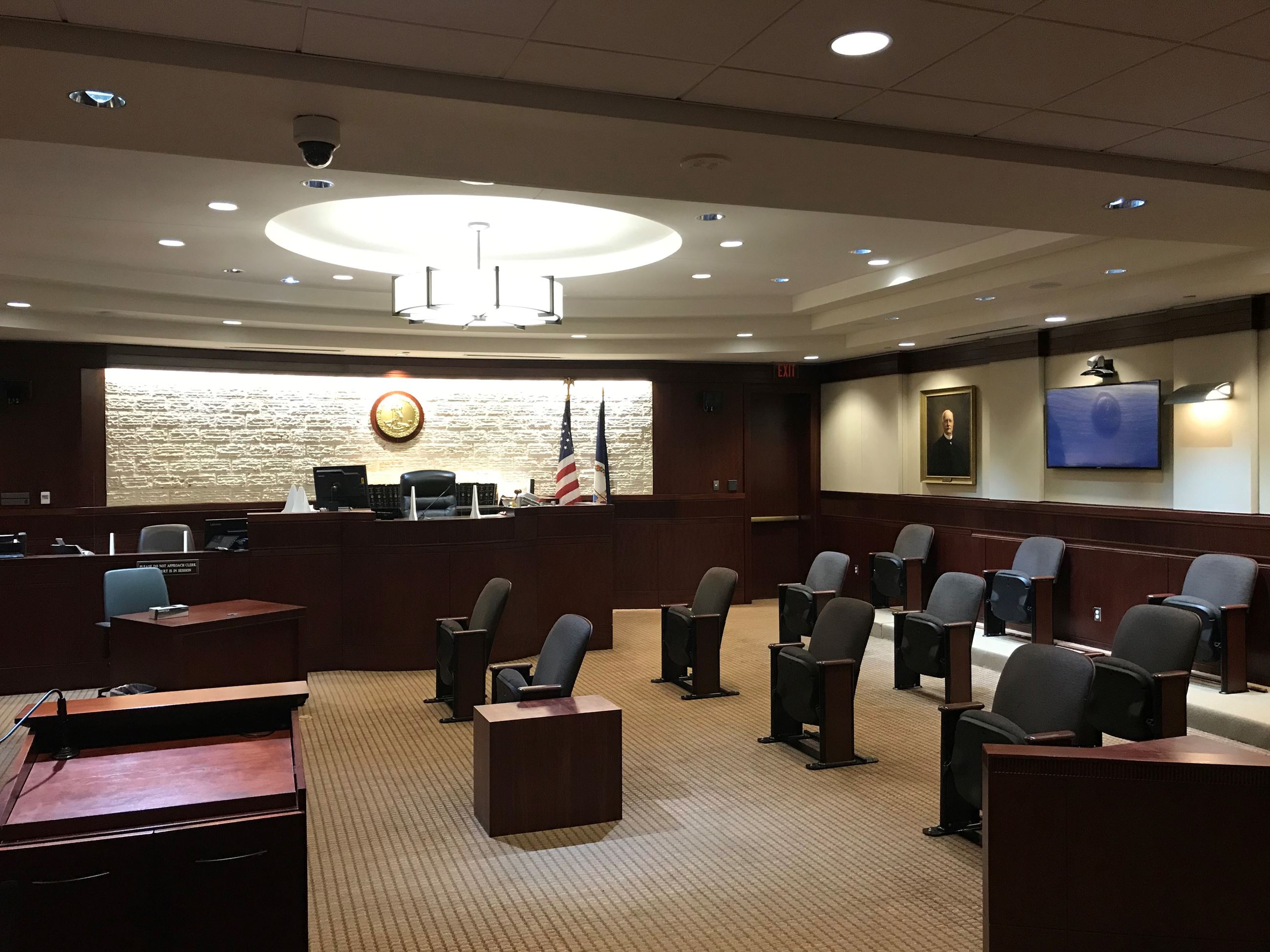 Renovated jury box 2