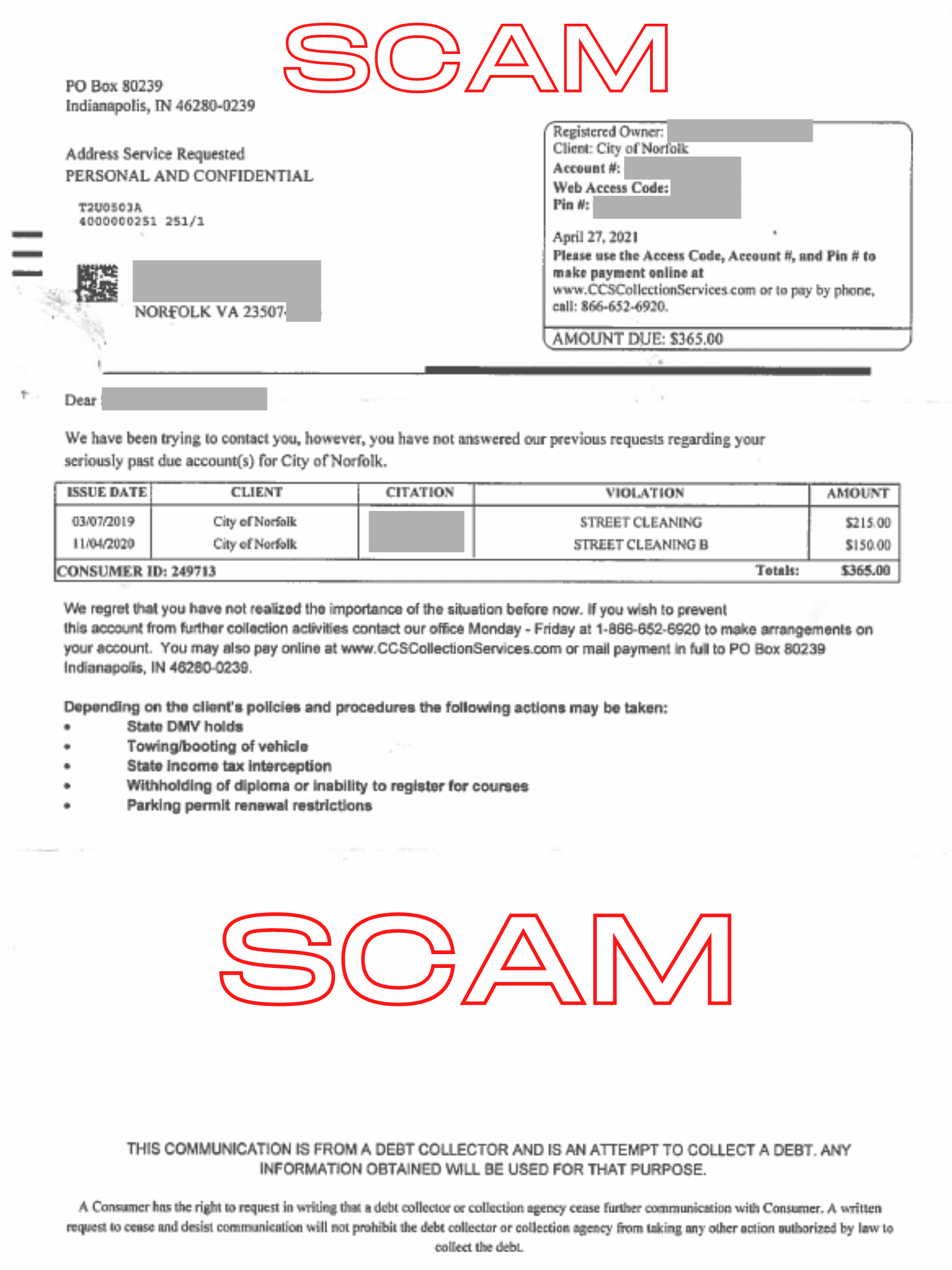 Scam Alert - 051320