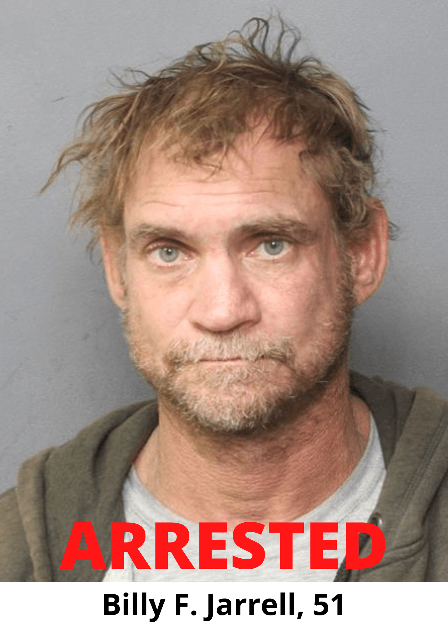 Arrest Photo - Billy F. Jarrell
