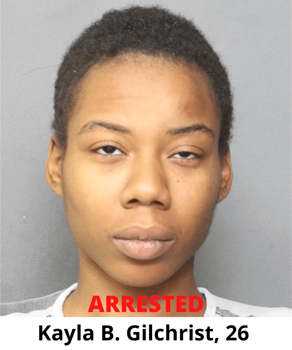 Booking Photo - Kayla B. Gilchrist