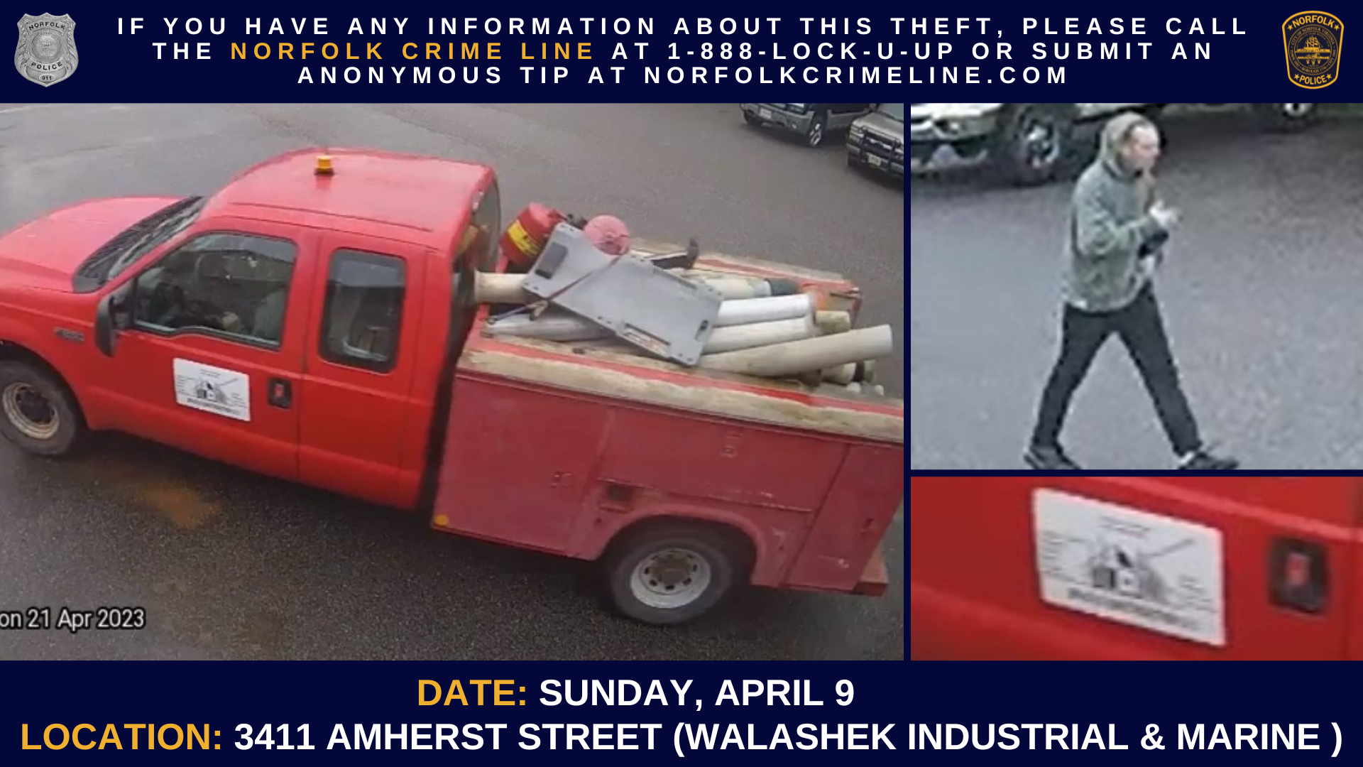 Theft - 3411 Amherst Street - 040923