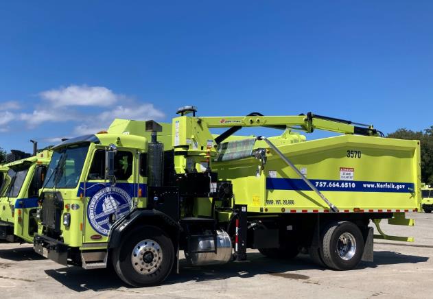 City of Norfolk Waste Collection Trucks Image