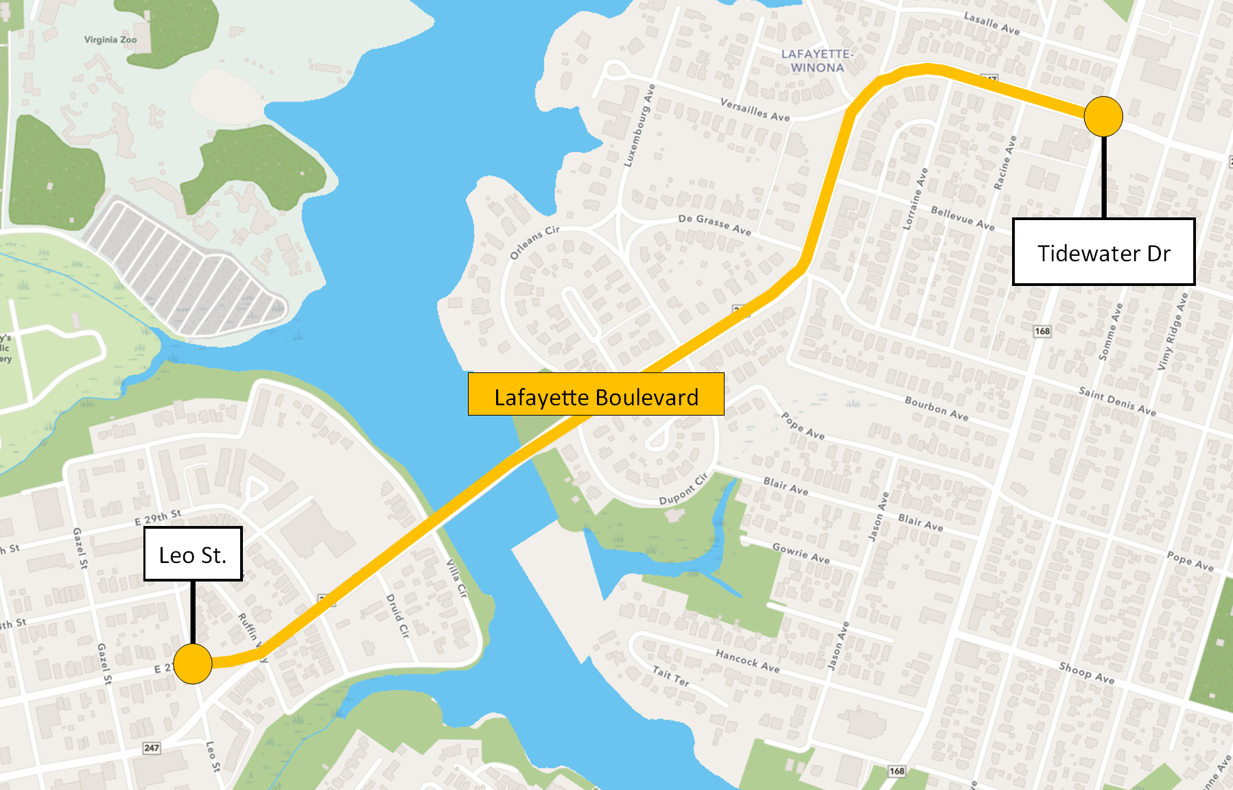 Lafayette Blvd Study Area